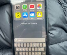 iPhone 11 screen and case cracked