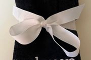 Bundle of Three Black Makeup Towels