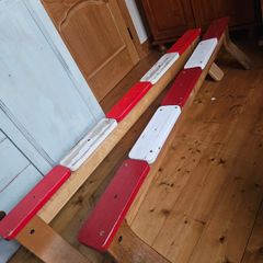 Wooden gymnastics beam