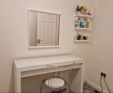 Dresser/Makeup table + Chair+Mirror