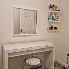 Dresser/Makeup table + Chair+Mirror