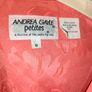 Vintage 80s 90s coral Andrea Gayle blouse size small Postage included Image 4