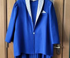 Royal blue dress suit, Size 20-22