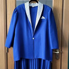 Royal blue dress suit, Size 20-22