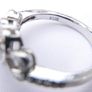 Vintage Sterling Silver 925 Hearts Shaped  Engagement Ring size R - 3,14g Image 9