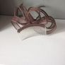Beautiful Occasion Wear Brown Hair Fascinator Image 4