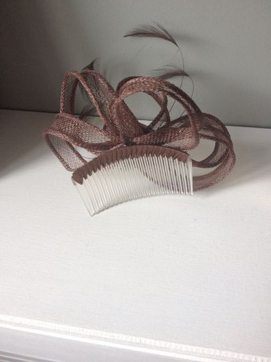 Beautiful Occasion Wear Brown Hair Fascinator