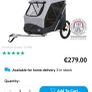 dog bike trailer- large Image 4