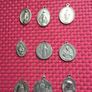 6 Collection of Antique Religious Medals Image 3