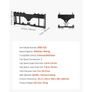 Skid Steer Pallet Frame, 1814 kg Rated Load Capacity, 115 cm Pallet Fork Frame Attachments Image 2