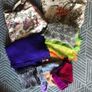 Lainey Keogh cashmere scarfs , skirts and two handbags Image 2