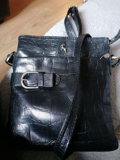 beautiful designer ashwood genuine leather black bag