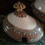 Rare 1860s Victorian Ironstone Sauce Tureen & Lid Image 3