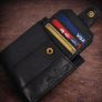 Genuine Leather Wallet Luxury Handmade RFID Secure Wallet Image 8