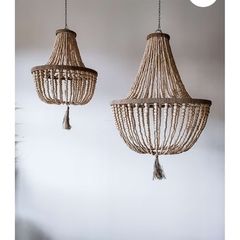 Beaded Chandlier Ceiling Light