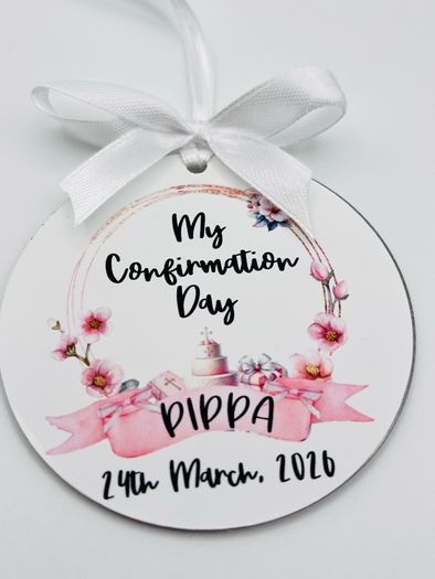 Personalised hanger decoration keepsake