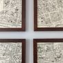 Framed reprocuction John Rocque maps Image 2