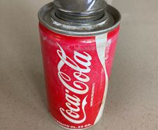 Coca Cola can lighter Italian