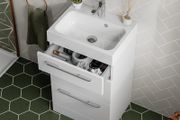 Tranquil Compact Bathroom Unit - Gloss White