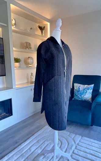Black Long Coat from Inco Boutique. Size UK 8 / EU 36