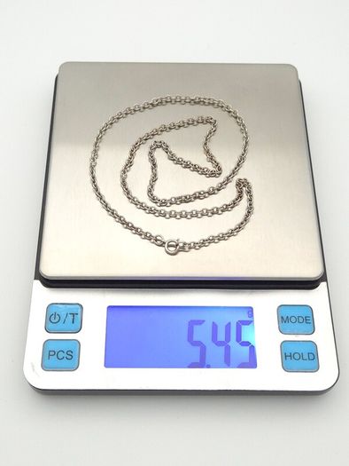 Vintage 925 Sterling Silver Short-Medium Belcher Chain