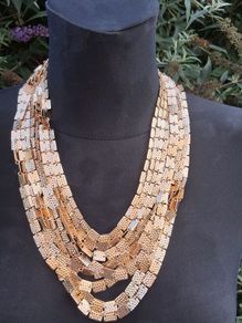 Graziano 9 Strand Designer Necklace