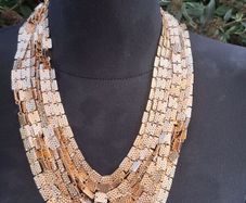 Graziano 9 Strand Designer Necklace