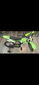 16 Inch Moto X Motocross- Style Bike Green