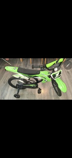 16 Inch Moto X Motocross- Style Bike Green