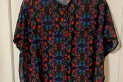 ASOS floral boxy blouse