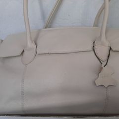 new genuine leather bag tag attached