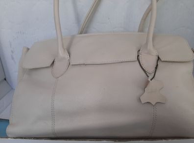 new genuine leather bag tag attached