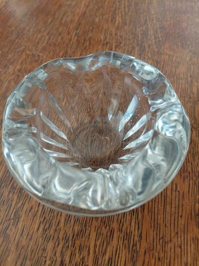 Antique French Baccarat glass ashtray