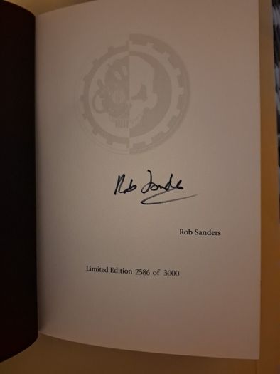 The Horus Heresy - Cybernetica. Signed by Rob Sanders