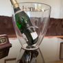 Large Designer Hennessy Transparent Durable Ice Bucket with Gilt Script Image 10