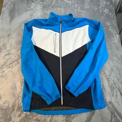 Galvin Green Jacket Mens M Blue Armstrong Gore Tex Paclite Windbreaker Coat