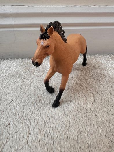 Schleich Horses Horse Club Quarter Horse Stallion 13853 approx. 10 cm. Used Please see photos