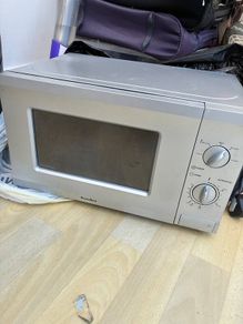 PowerPoint microwave - silver