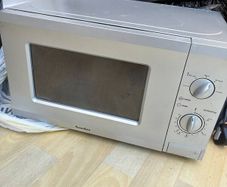 PowerPoint microwave - silver