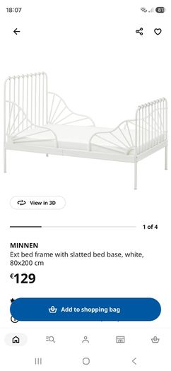 IKEA Minnen extendable bed frame