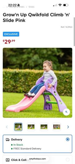 Playhouse and Toddler Slide