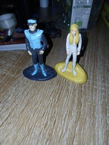 RARE 2005 Captain Blue 2.75" Weetos Cereal EUROPE Action Figure Captain Scarlet