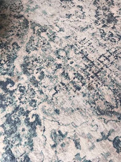 IKEA x-large rug, 200x300. grey/ green/navy tones