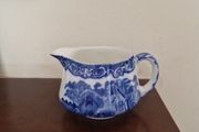 blue and white