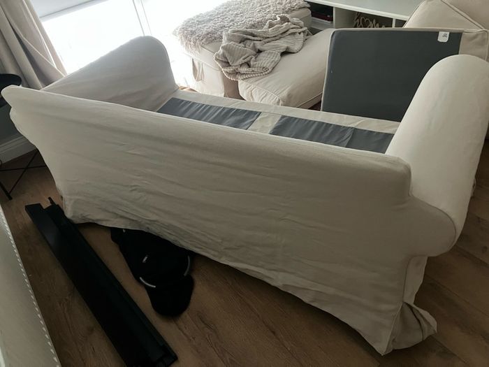 IKEA Ektorp 2 Seater and Footstool