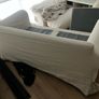IKEA Ektorp 2 Seater and Footstool Image 6