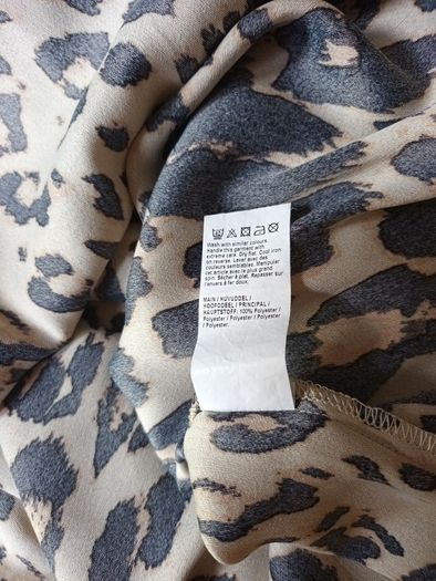 River Island  Animal Print  Shirt Dress. S.14. NEW.