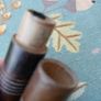 Antique Rare Quality 1700s / 1800s Wooden Scroll Message Holder / Carrier. 7,2" Image 5