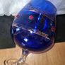 Large vintage Bohemia glass goblet Image 5