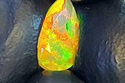 Ethiopian opal 1.75 ct faceted gemstone